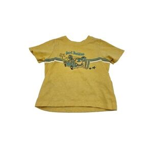 Garanimals Toddler T Shirt‎ 18M Yellow Surf Buddies Graphic Cotton Tee